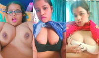 Sexy Desi Girl Shows Big Boobs